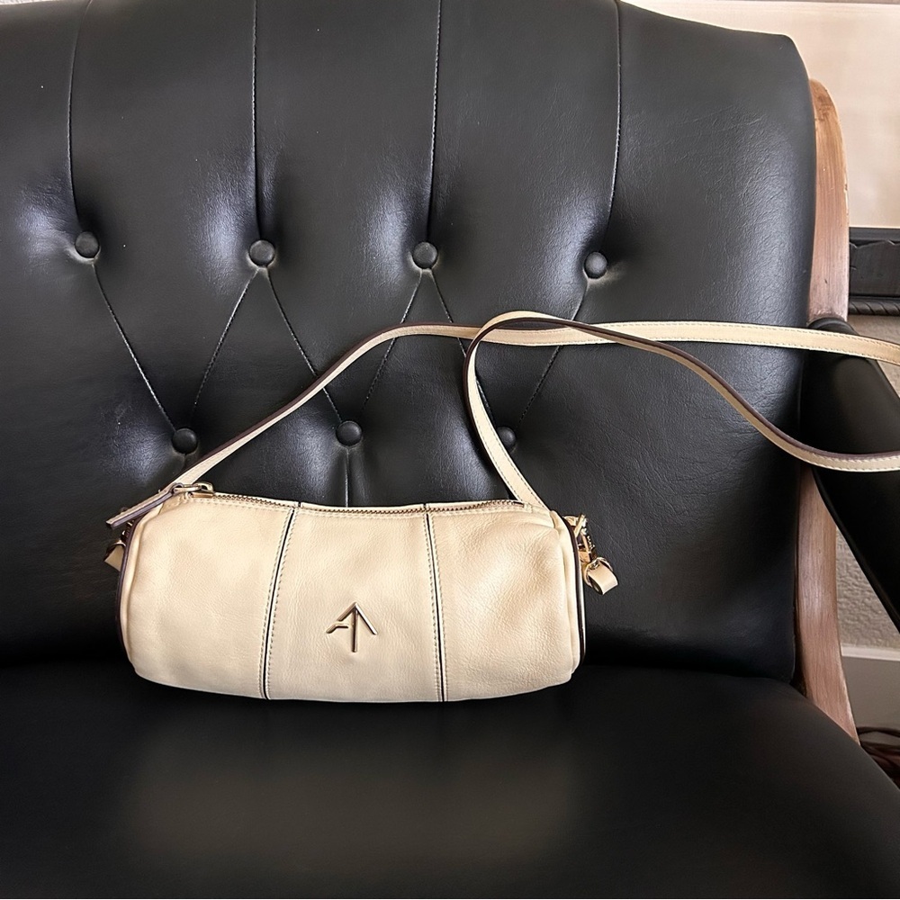 $420 Manu atelier XX Mini Cylinder Vanilla super soft leather excellent cond